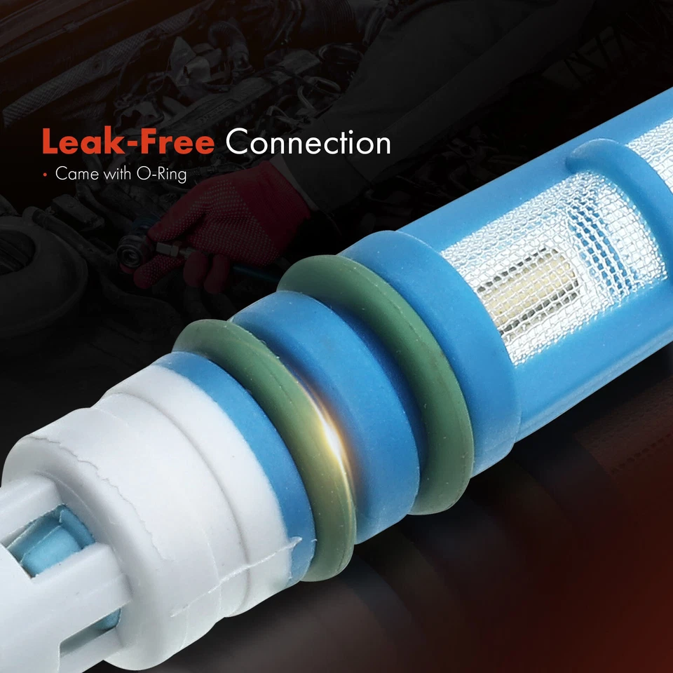 Tubo de orificio de aire acondicionado para Ford F-150 1980-2008 F-250 80-96 F-350 80-87 Mustang 82-90 Foto 4 de 4