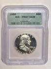 1956 Franklin Silver Half Dollar 50C ICG PR67 CAM