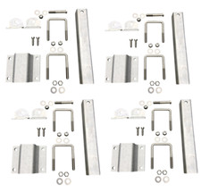 (4) Soporte de litera superior giratorio para remolque de barco de aluminio e acero inoxidable de 14 pulgadas
