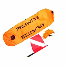 Palantic Torpedo Float w/ Dive Flag – Spearfishing / Freediving 30" × 6"