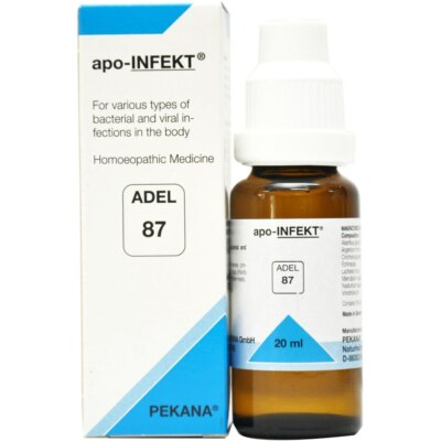 ADEL 87 Drops 20ml Pack apo-INFEKT Adel PEKANA Germany OTC Homeopathic Drops