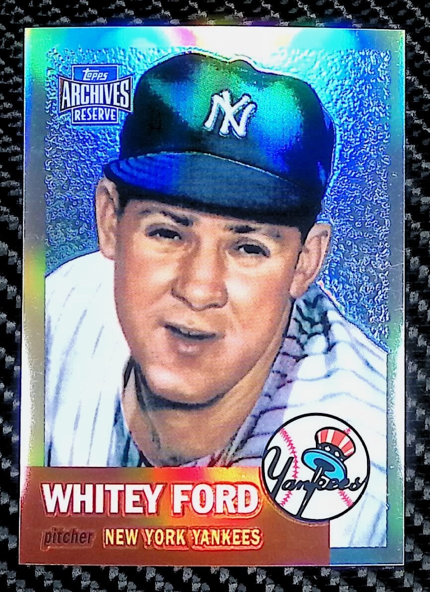 Whitey Ford - 2001 Topps Archives Reserve #81 Refractor - Yankees
