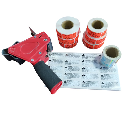 Reseller Lot of Stickers Labels and Tape Gun