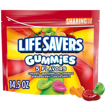 Gummy Candy, 5 Flavors, Sharing Size, 14.5 Oz Bag