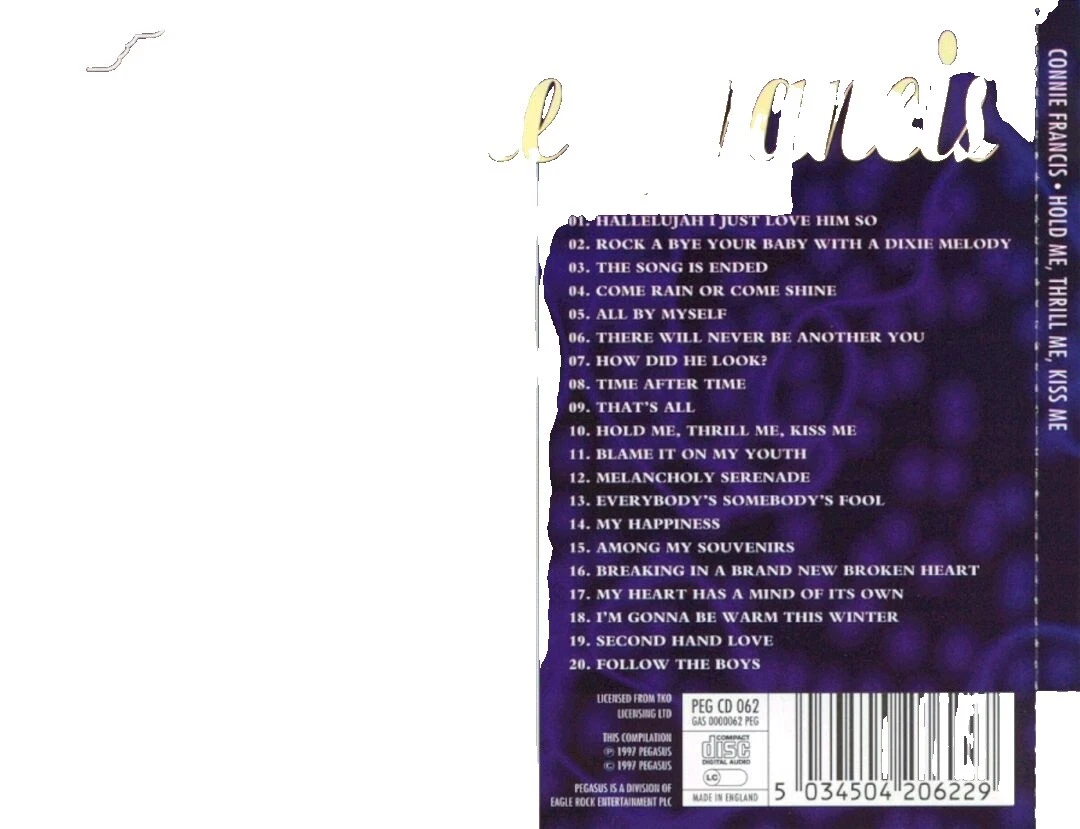 Album CDs Connie Francis for sale | eBay