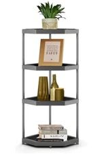 Villertech Corner Shelves 4 Tier Shelf Stand Rack 39 Inches Tall