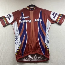 VOMAX TEAM NAVY JAX Cycling Jersey Medium Mayport NAS Jax Made In The USA