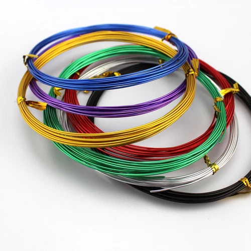 1mm 2mm 3mm Colorful Aluminum Wire Bending Wire Jewelry Wire Craft Wire 5 Meters - Bild 10 von 25
