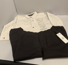 CALVIN KLEIN TODDLER BOYS 2PC TEXTURED SET SZ4
