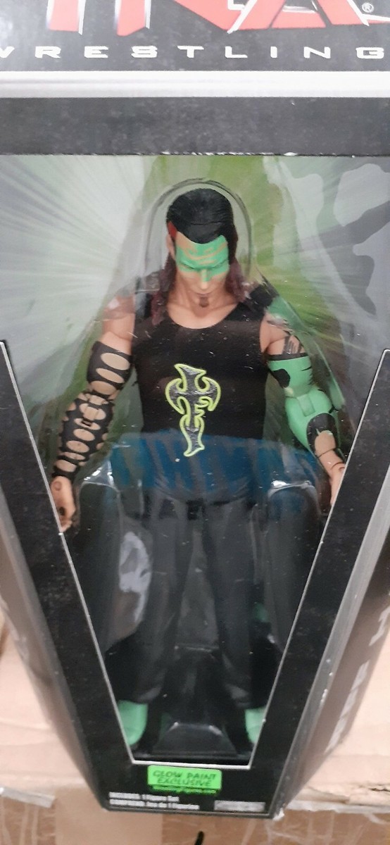 ＷＷＥ　ＴＮＡ　ジャックス社　ＪＥＦＦ　ＨＡＲＤＹ　蓄光グロー　未開封品 TNA Impact WRESTLING Jakks RingSide Exclusive 