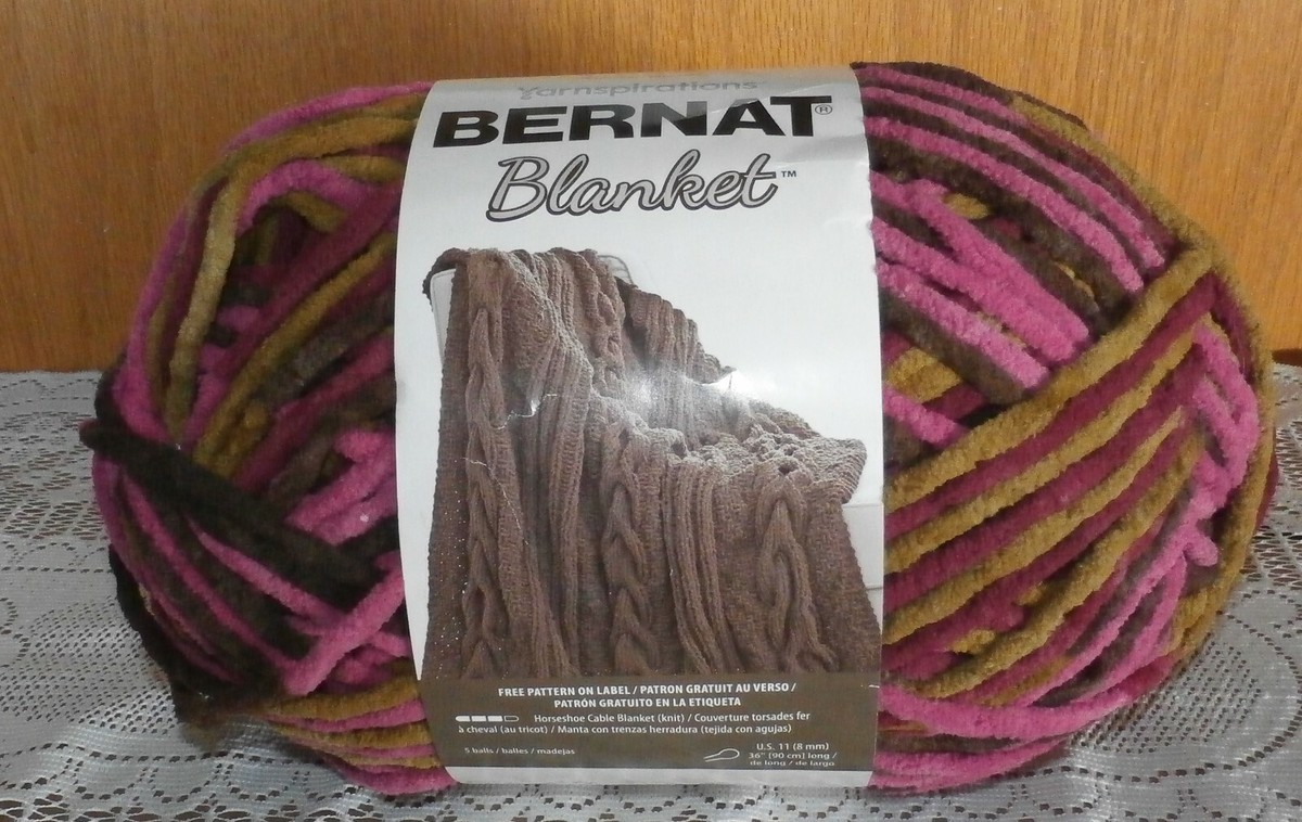 Spinrite Bernat Blanket Big Ball Yarn Plum Chutney 319428 for sale