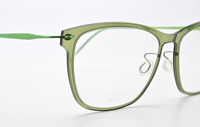 Lindberg Glasses Frame Now 6525 50-16 T803 140 C11 95 Olive Green Satin Titan M