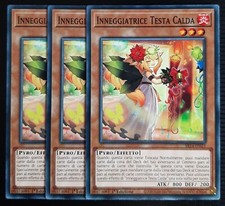 Set 3X INNEGGIATRICE TESTA CALDA Italiano SR14-IT021 Comune YUGIOH