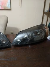 Black 2006-2013 Chevy Impala 06-07 Monte Carlo Replacement Headlights Left+Right