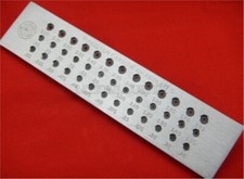 Tungsten Carbide Wire Drawplate For Jewelry Making Round 0.26-2.80mm 39 Hole sr