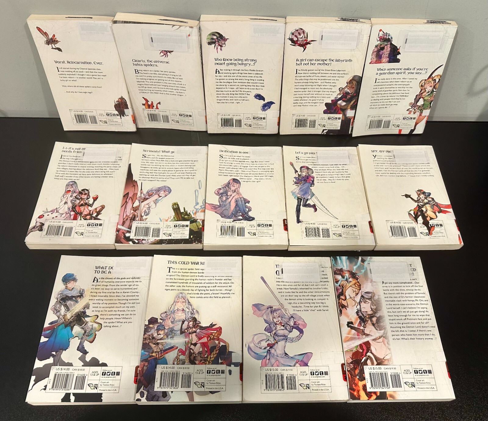 So I'm a Spider, So What? Volumes 114 by Okina Baba (Yen Press Manga