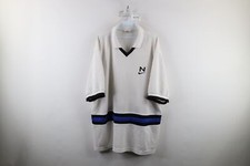 Vintage 90s Nike Mens 2XL Travis Scott Mini Swoosh Knit Collared Soccer Jersey