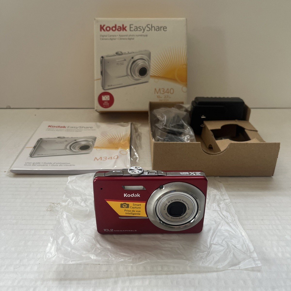 美品【動作確認ＯＫ】Kodak　EasyShare　M340 Buy Kodak EasyShare M340 10.2MP Digital Camera - Red online