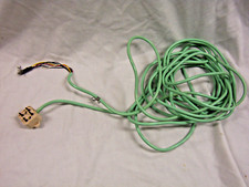 24-1/2' six-conductor mint green telephone line cord with four-prong plug