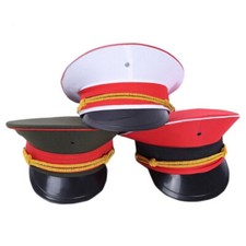 Unisex Army Hat Captain Performance Cap Soldier Military Costume Fancy Dress