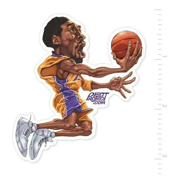 Kobe Bryant Die Cut Vinyl Sticker Decal - Image 2 of 2