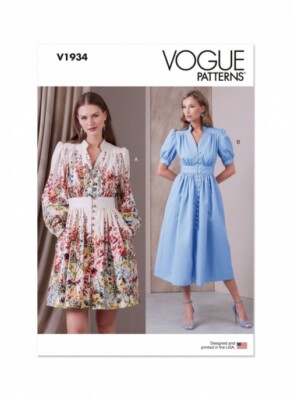 Vogue Sewing Pattern 1934 Dresses Y5 (18-20-22-24-26)