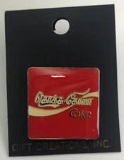 Coca-Cola Coke Vintage Soda Around the World Commemorative Collector Pin Pinback