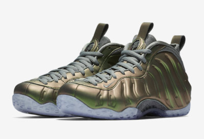 ナイキ WMNS AIR FOAMPOSITE ONE ダーク スタッコ Nike WOMENS Air Foamposite One SHINE Dark Stucco SIZE 9 BRAND NEW