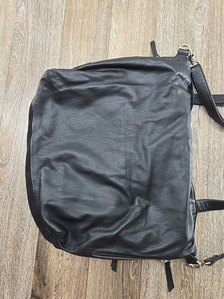 Bolso Mensajero Boho de Cuero y Gamuza Flexible Nikel y Suela N+S Cartera para Mujer N+S Foto 4 de 4