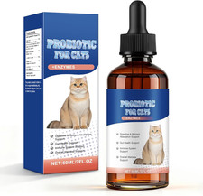2 Pack Cat Probiotics for Digestive Support, 60Ml Probiotic for Cats with Digest