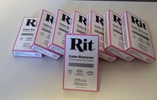 Lot Of 8 RIT COLOR REMOVER 2 Oz Each New
