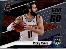2019-20 Panini Mosaic #12 Ricky Rubio Give and Go