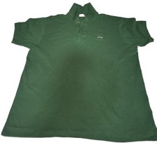 Vintage Lacoste Men's Classic Fit L.12.12 Pique Polo Shirt in Green