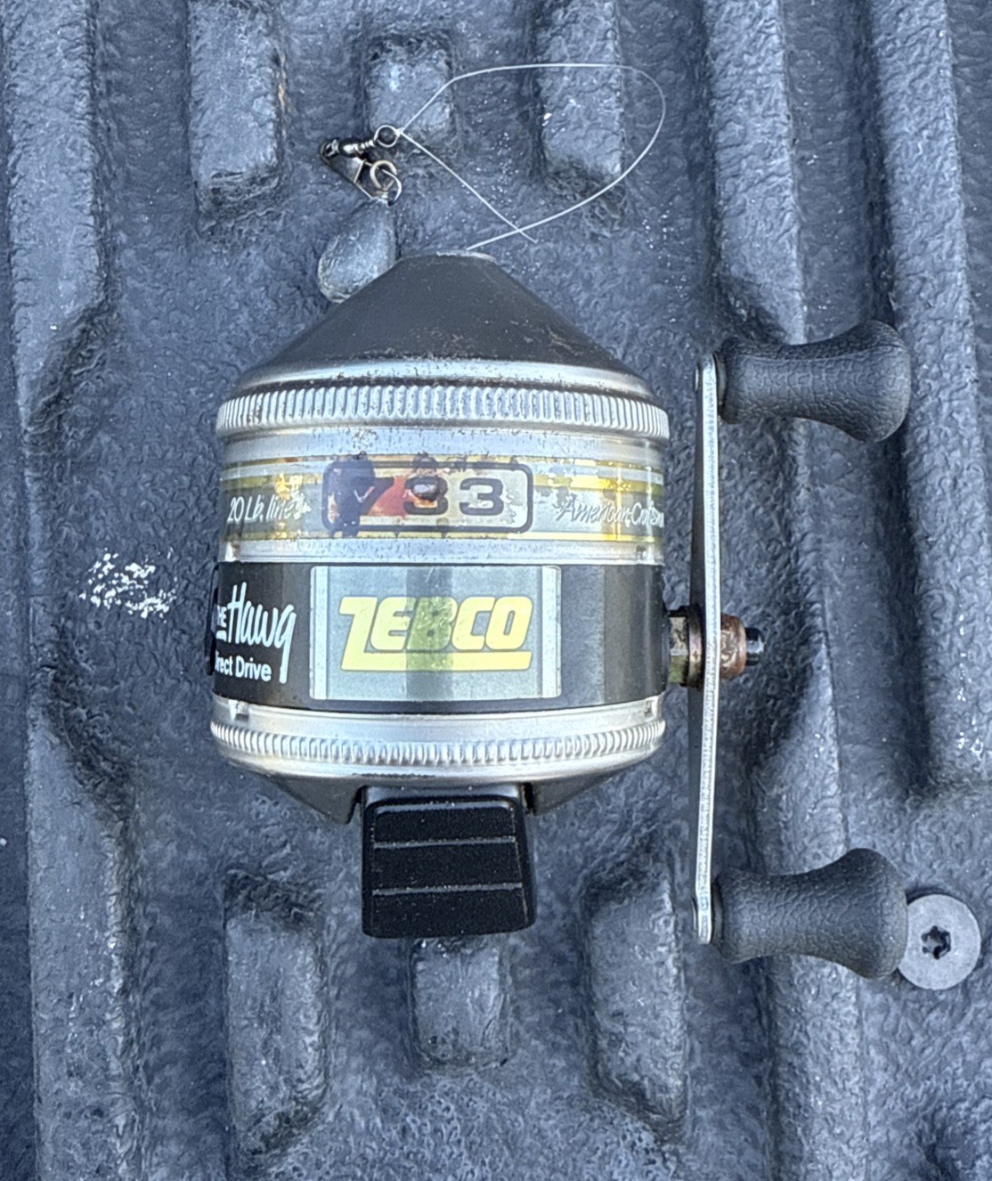Vintage Zebco 733 "The Hawg" Fishing Reel