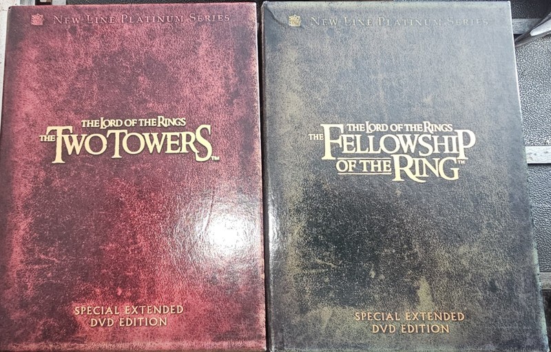 The Lord of the Rings Special Extended Dvd Edition Platinum Series Lot of 2 Used