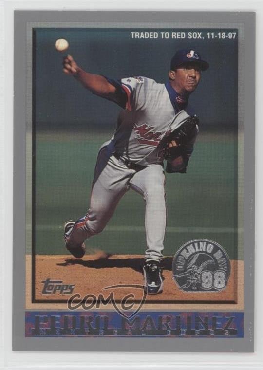 1998 Topps Opening Day Pedro Martinez #165 HOF 00jz