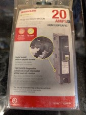 Square D HOM120CAFI Homeline 20 Amp AFCI Breaker 120 VAC 1-pole Plug-On Neutral