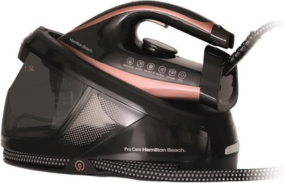 Hamilton Beach Dampfbügelstation Bügeleisen, Pro Care, 3100W, 3 Bar Druck,... 