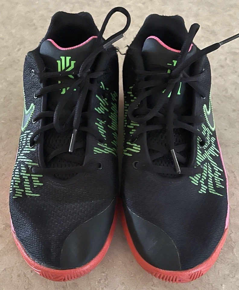 Nike Kyrie Irving Flytrap II Niños Talla 6.5Y Negro Verde Zapatos de Baloncesto Zoom Foto 2 de 4
