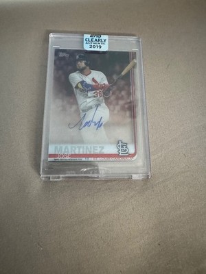 2019 Topps Clearly Authentic Jose Martinez Acetate Auto 