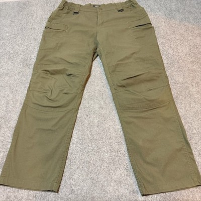 Condor Pants Mens 38 Green Ripstop Flat Front Mid Rise Cargo Pockets Workwear