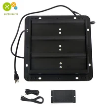 10'' Wall Mount Attic Fan with Speed Controller Shutter Exhaust Fan 1600RPM