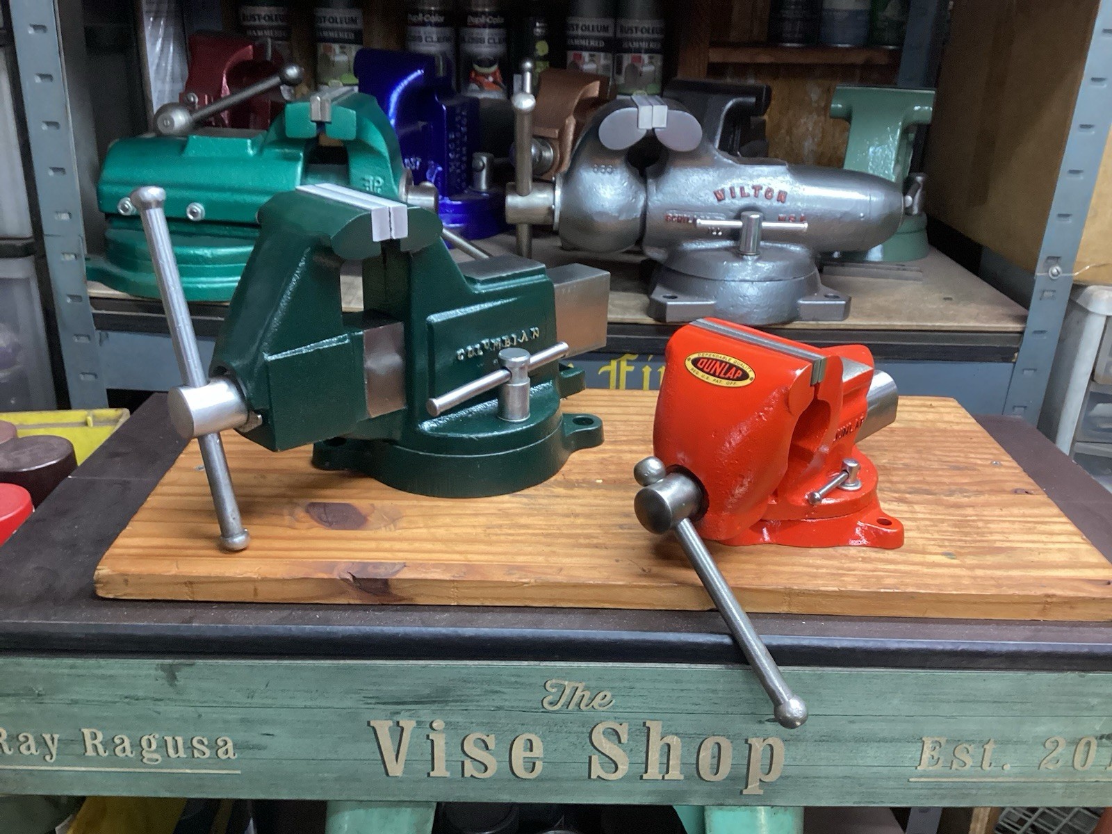 Restored Vintage  Columbian Professional Vise  3 In Jaws 26 LBS USA