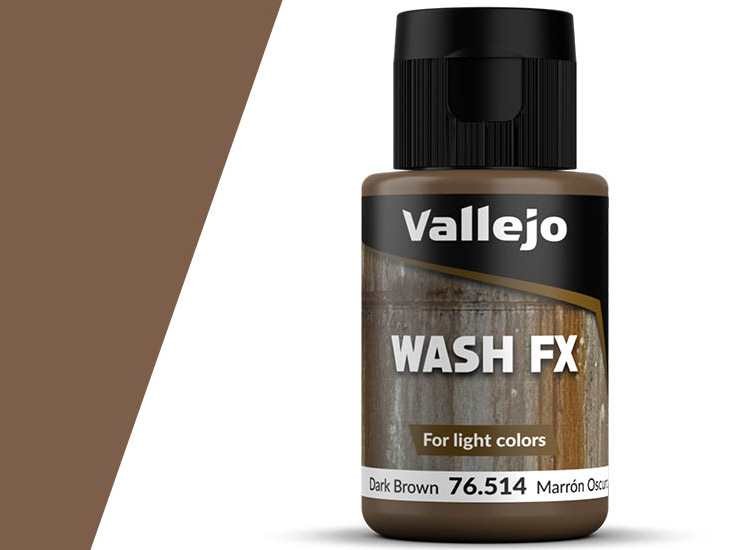 Vallejo 76514 35ml Dark Brown Wash