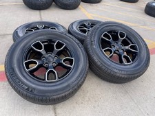18 Jeep Wrangler Smoky Mountain Black Oem 9198 Wheels Rims Tires Michelin New