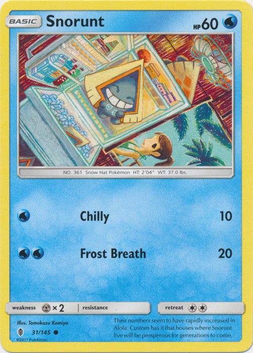 Snorunt - 31/145 - Common - Lightly Played