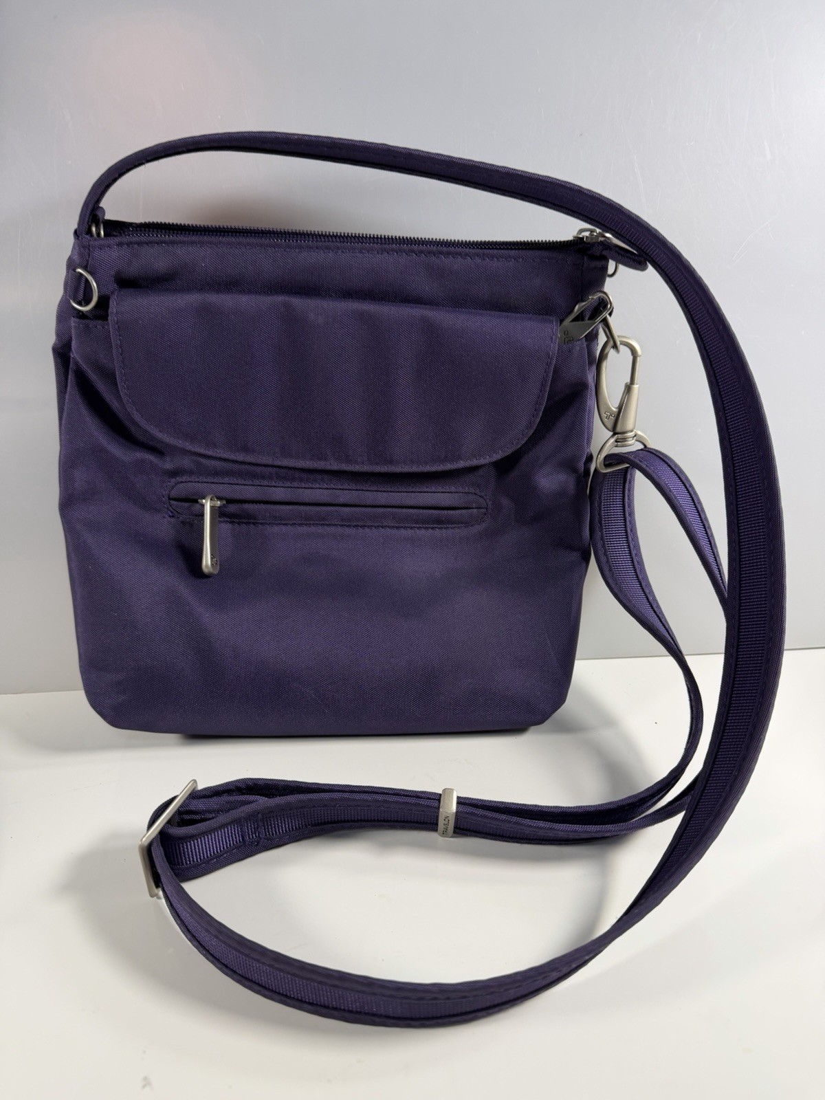 New Travelon Anti-Theft Classic Mini Shoulder Bag Purple Travel bag Crossbody