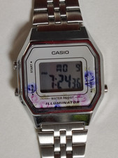 Casio Women Digital Watch with Stainless Steel Bracelet La680Wa-1B