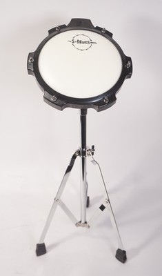 Original S-Drums Drum Percussion Practice Pad Übungspad mit Stativ 