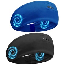 2PCS Sleeping Headphones, Headband Headphones with HD Stereo Speakers, Blueto...